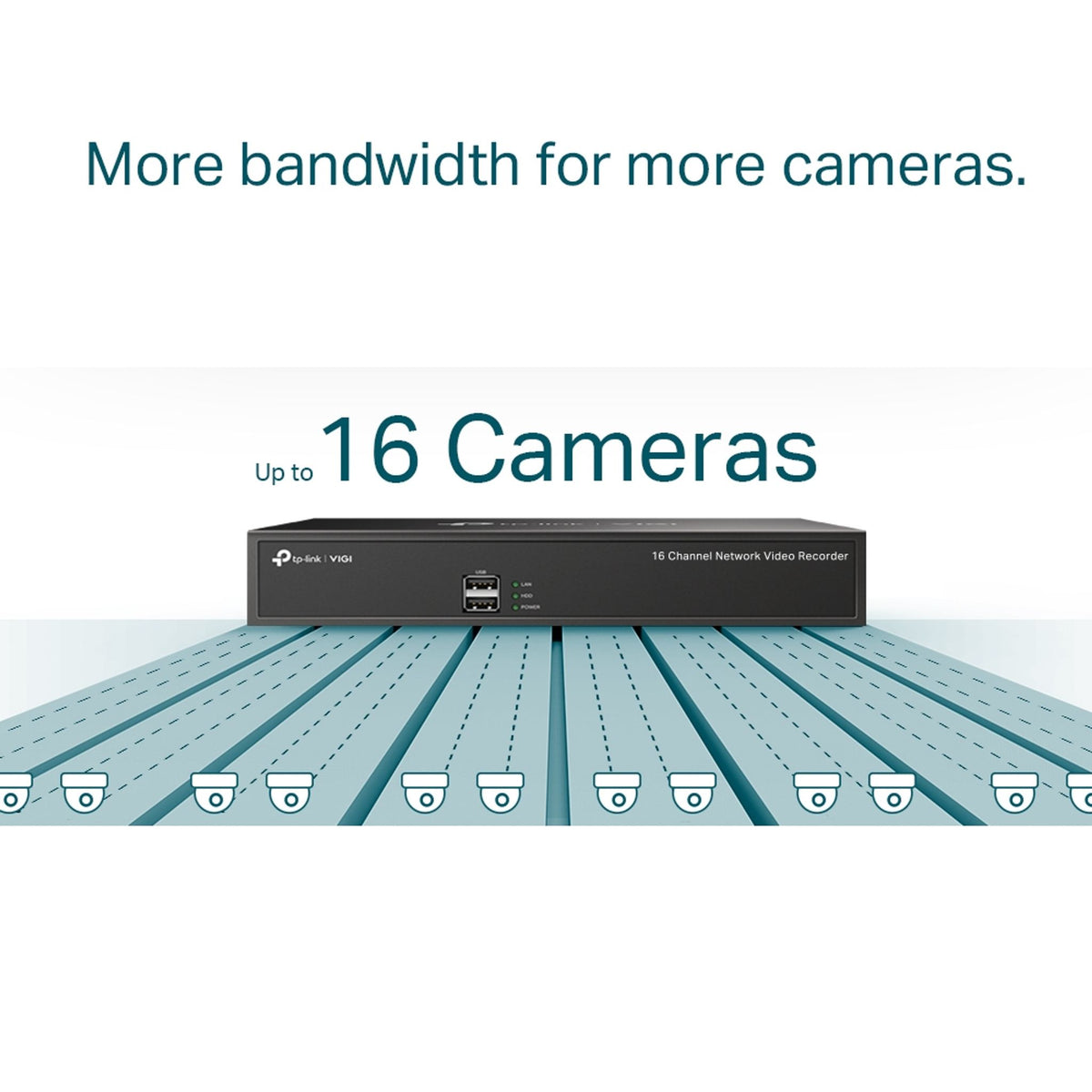 TP-Link VIGI NVR1016H 16 Channel 8MP Network Video Recorder ds:cefada95