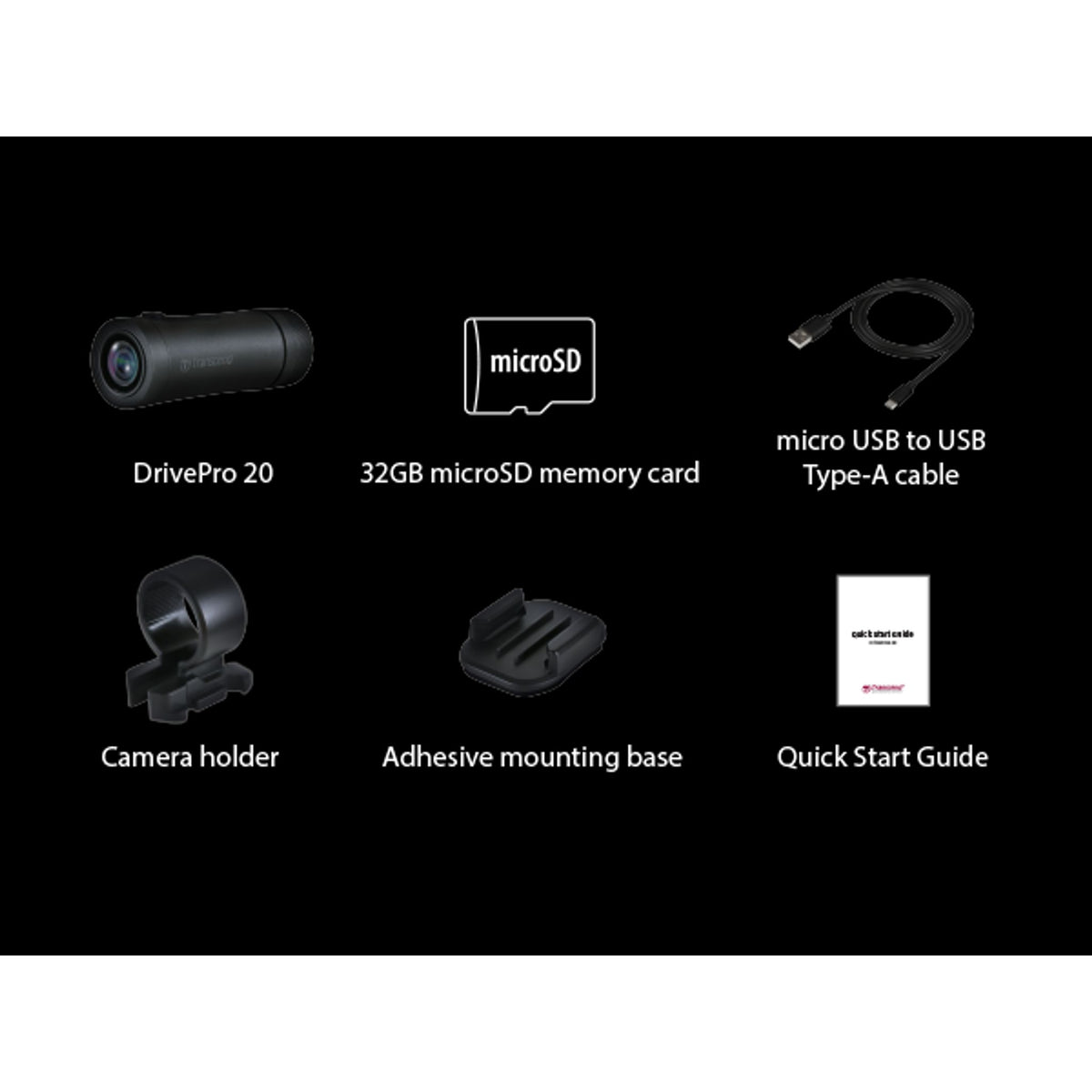 Transcend DrivePro 20 Wireless Vehicle Camera 64GB ds:973b1919