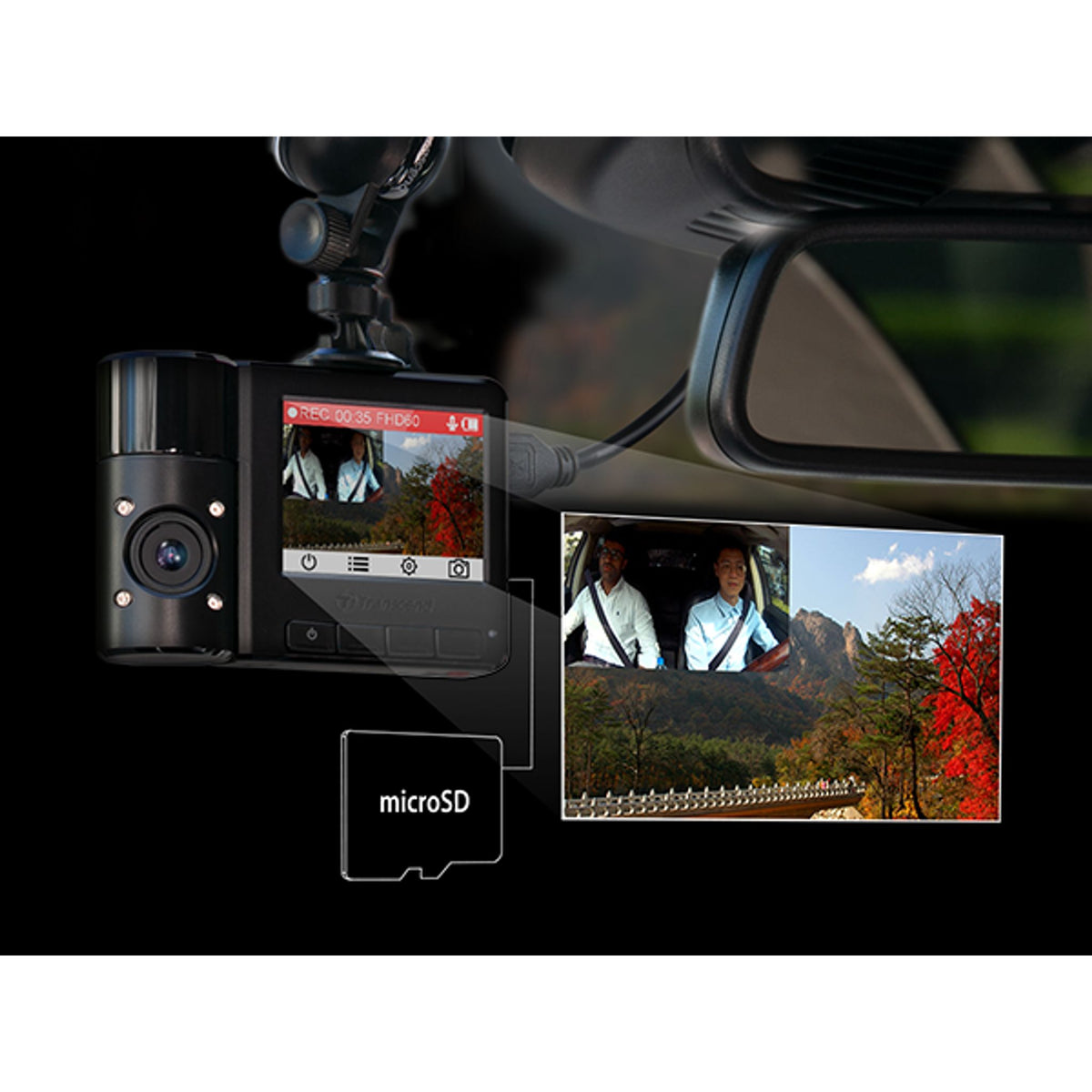 Transcend DrivePro 550 128GB Front/Rear Vehicle Camera ds:433319f4