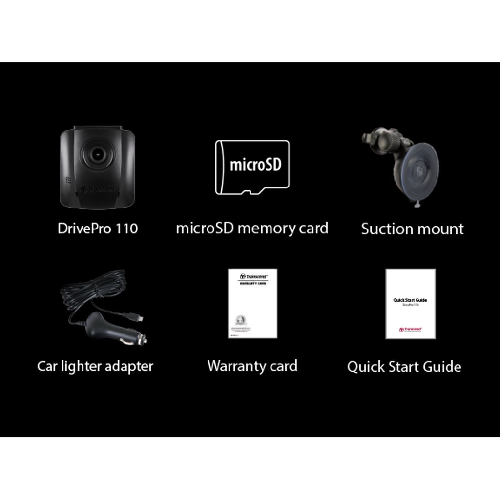 Transcend DrivePro TS-DP110M-32G 32GB Full HD Dash Cam ds:b99cc761