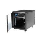 StarTech.com RK1236BKF 12U 19in Enclosed Server Rack Cabinet ds:8a4609eb
