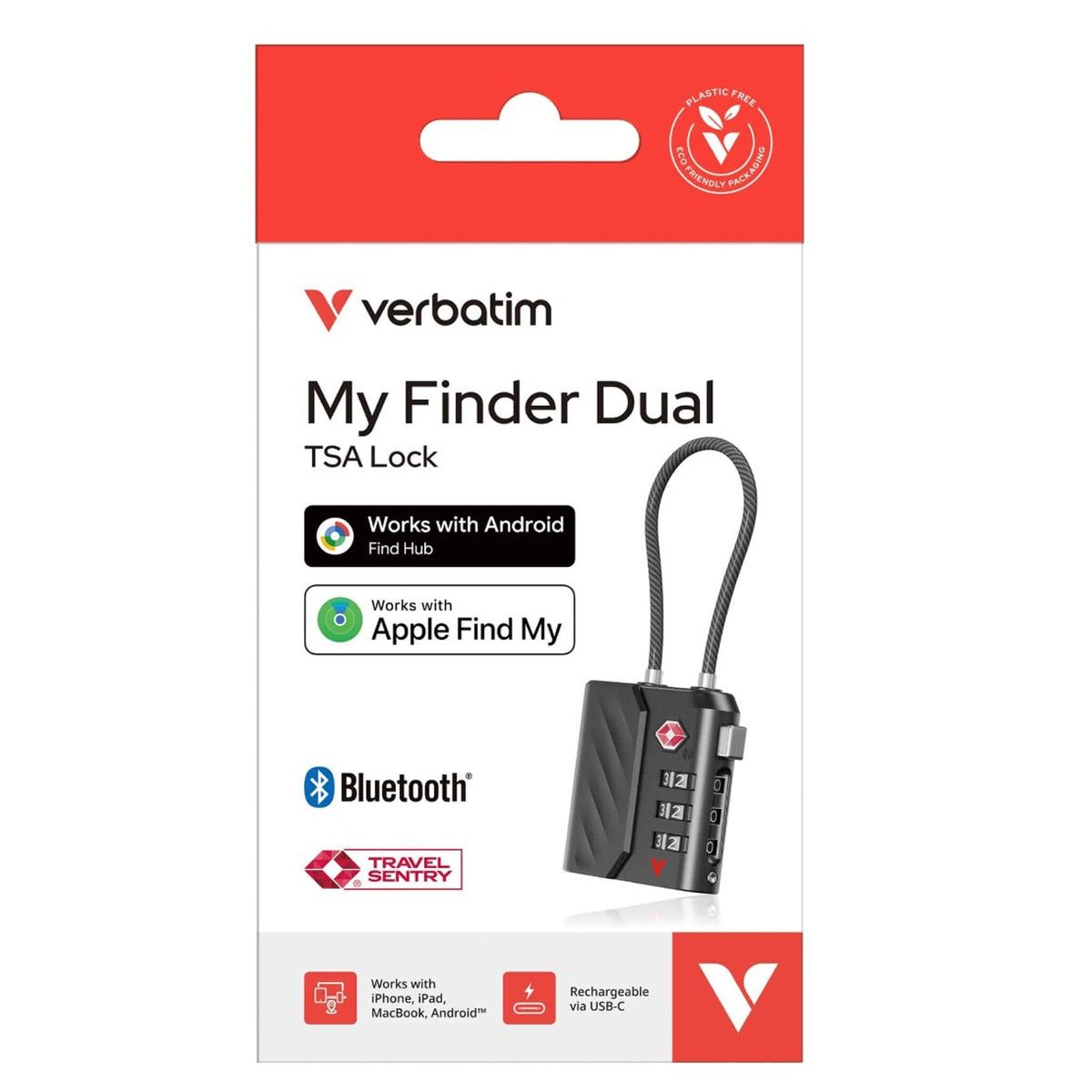 Verbatim 30169 My Finder Dual Channel TS Lock Black